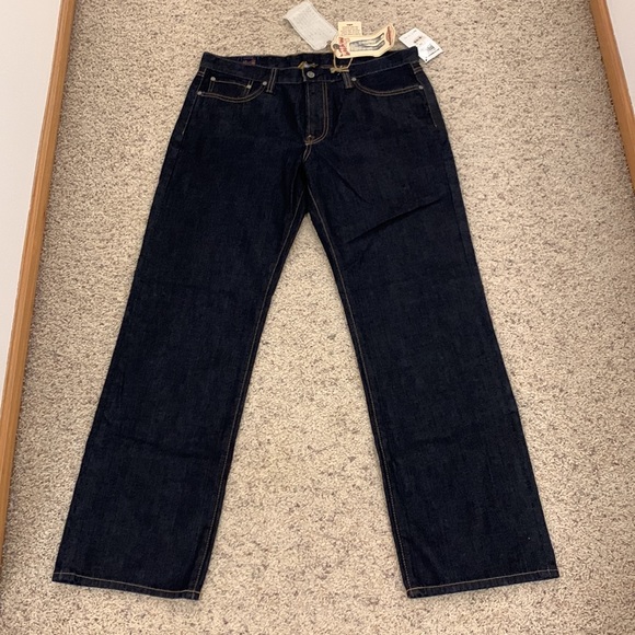 Lucky Brand Other - NWT Lucky Brand Mens Jeans Dark Wash Vintage Straight Leg